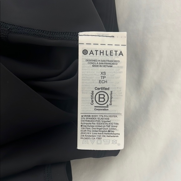 Athleta Interval Stash High Rise 7" Short Black XS - Picture 5 of 5